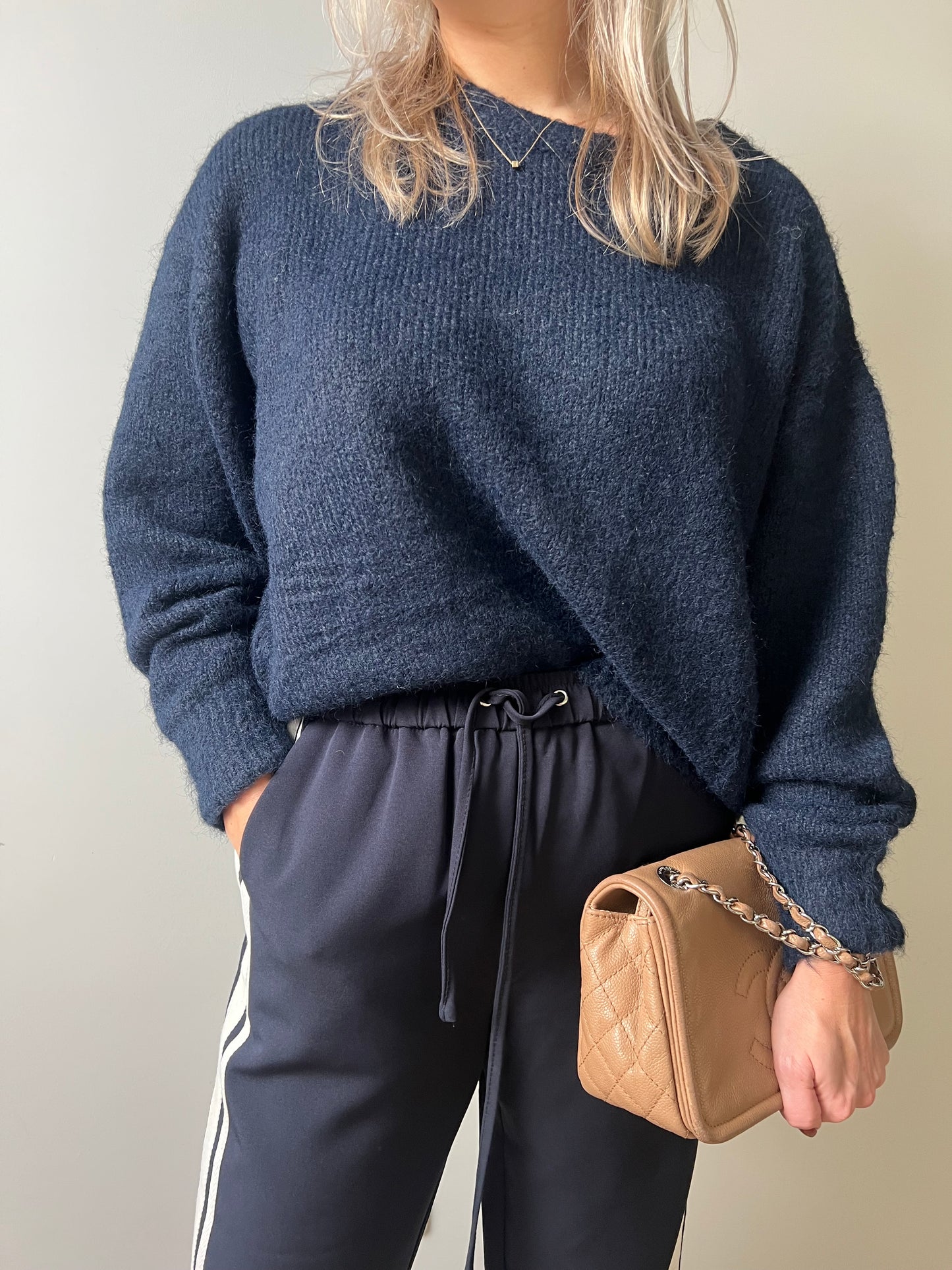 Broek jogger blauw