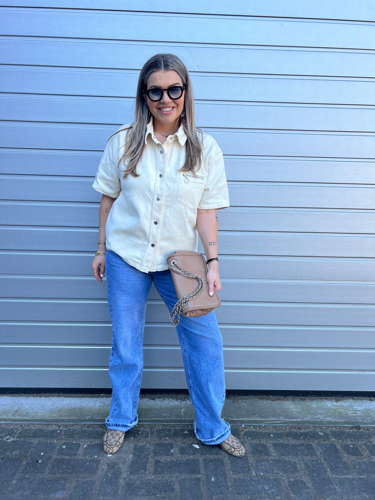 Blouse June creme