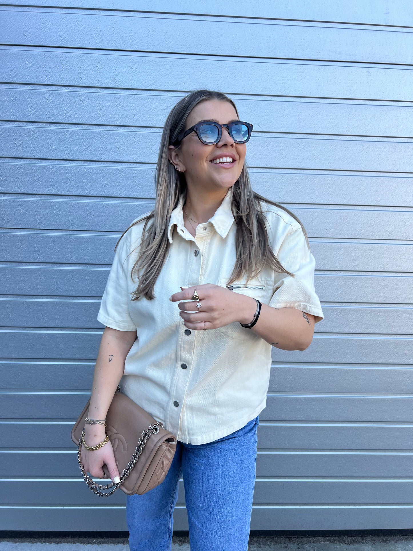 Blouse June creme