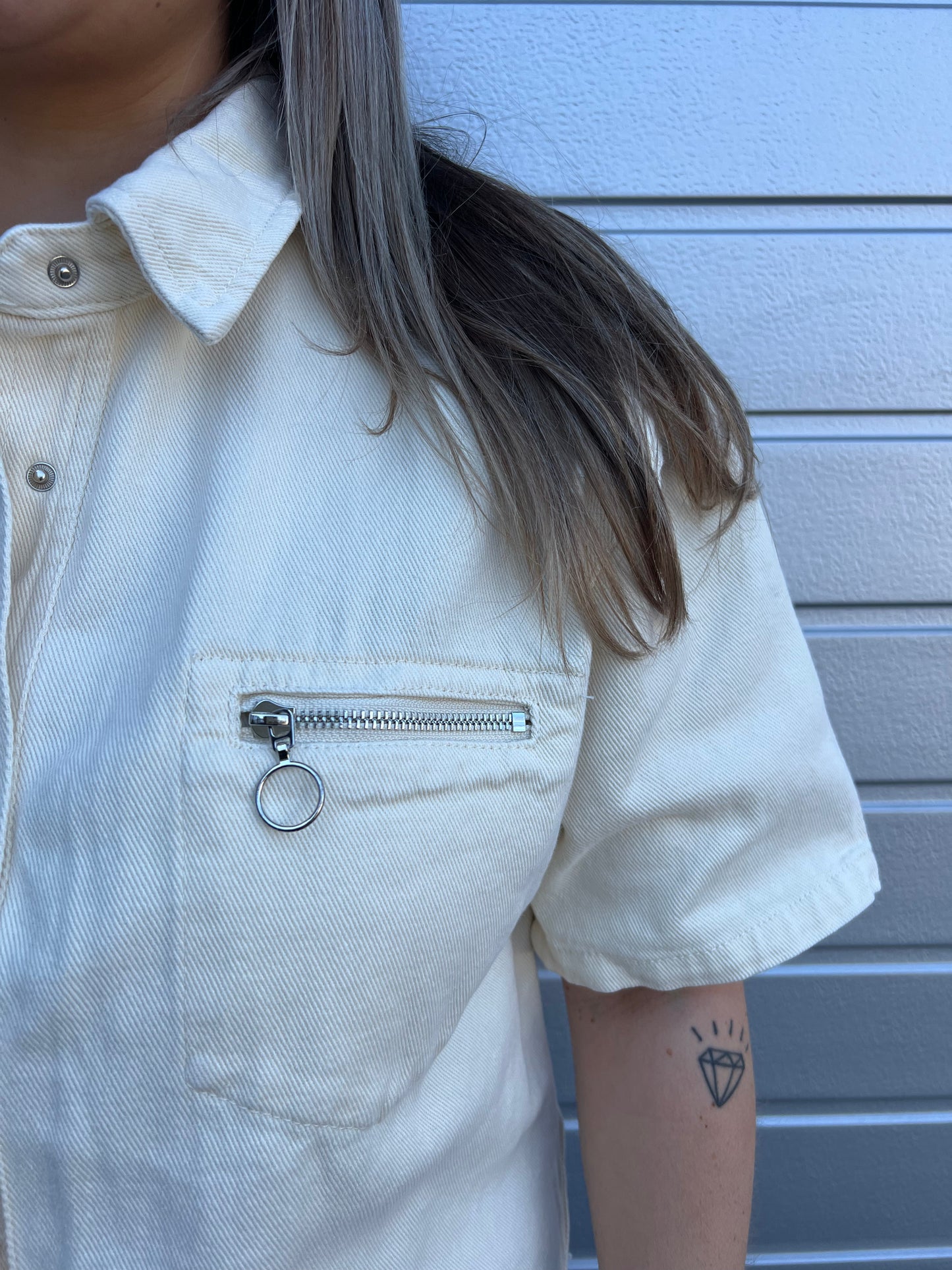 Blouse June creme