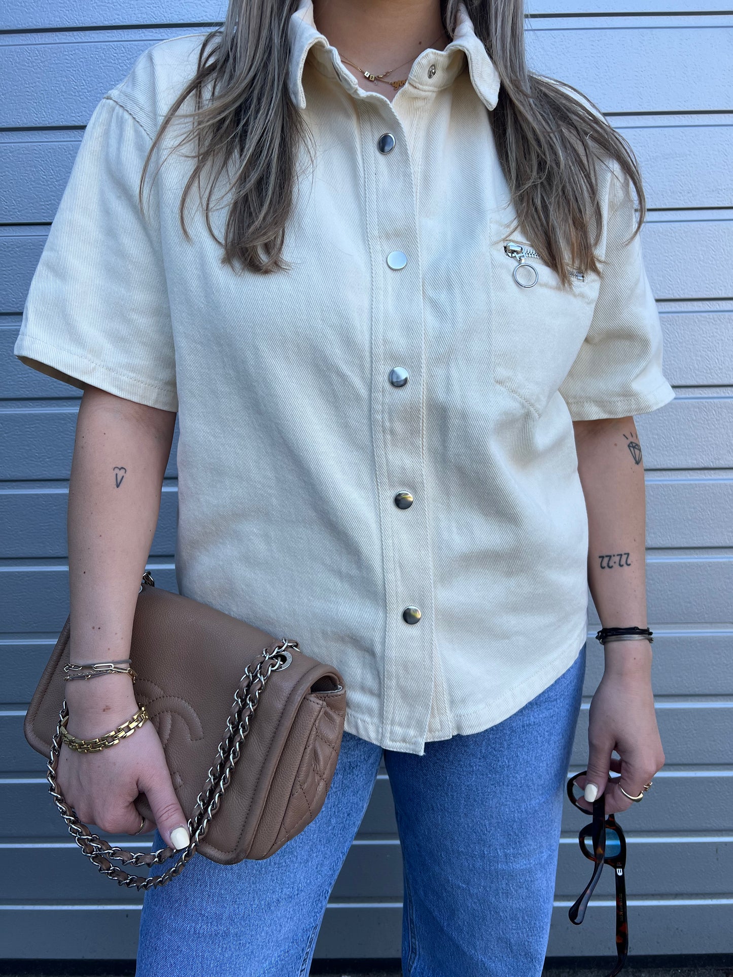 Blouse June creme